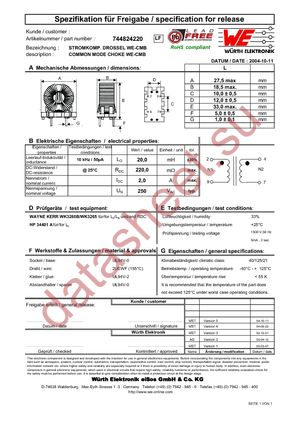 744824220 datasheet  